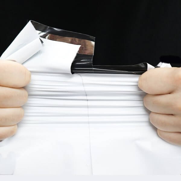 画像5: 宅配ビニール袋 60-70サイズ 白(ホワイト) 600ｘ700+50mm #60【50枚】 (5)