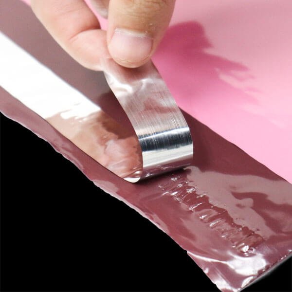 画像5: 宅配ビニール袋 A4サイズ ピンク 250x330+50mm #60【100枚】 (5)