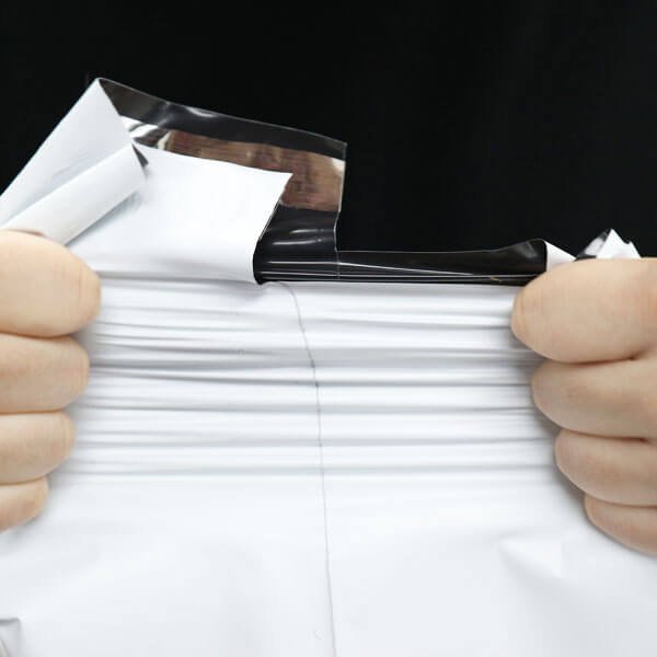 画像4: 宅配ビニール袋 B5サイズ 白 190x260+50mm #60【100枚】 (4)