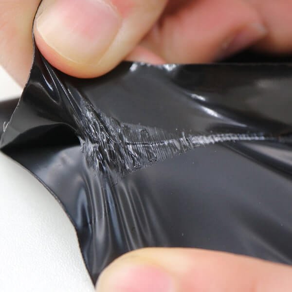 画像6: 宅配ビニール袋 A4サイズ 黒(ブラック) 250ｘ330+50mm #60【100枚】 (6)