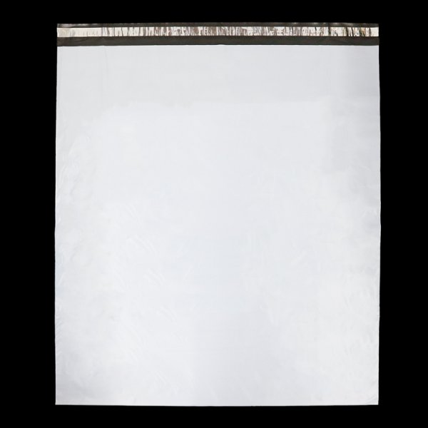 画像2: 宅配ビニール袋 70-80サイズ 白(ホワイト) 700ｘ800+50mm #60【25枚】 (2)