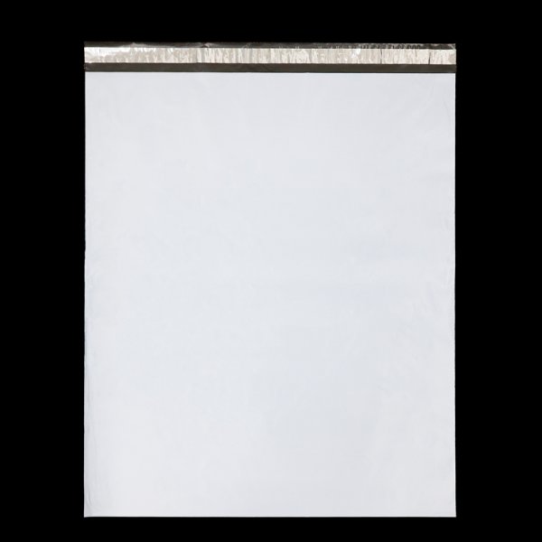 画像2: 宅配ビニール袋 50-60サイズ 白(ホワイト) 500ｘ600+40mm #60【50枚】 (2)