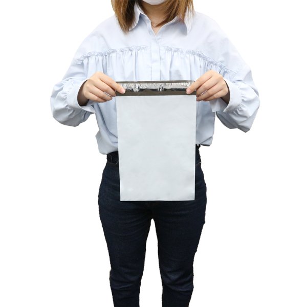 画像4: 宅配ビニール袋 20-28サイズ 白(ホワイト) 200ｘ280+40mm #60【100枚】 (4)