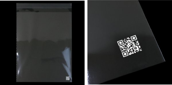 画像2: ワンポイント印刷（サーマルプリント）版代不要のカラー印刷　黒、白、緑、赤 (2)