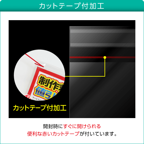 カットテープ付加工